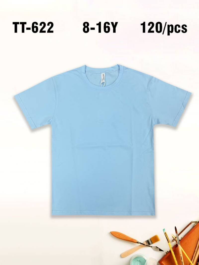 Bluzki chłopięce. Roz 8-16, 1 Kolor Paczka 5 szt. 1